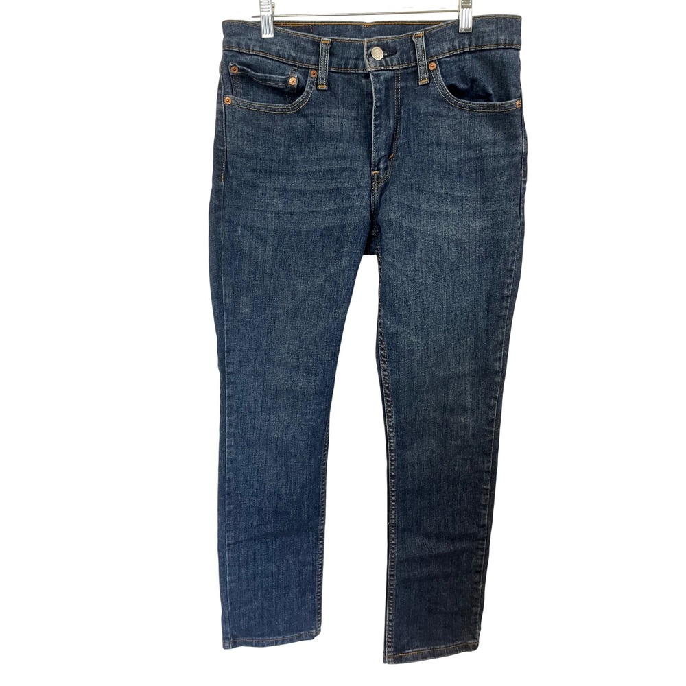 Levis 511 Slim Fit Jeans Mens 32x30 Dark Wash Blue Denim Pants 04511-1907